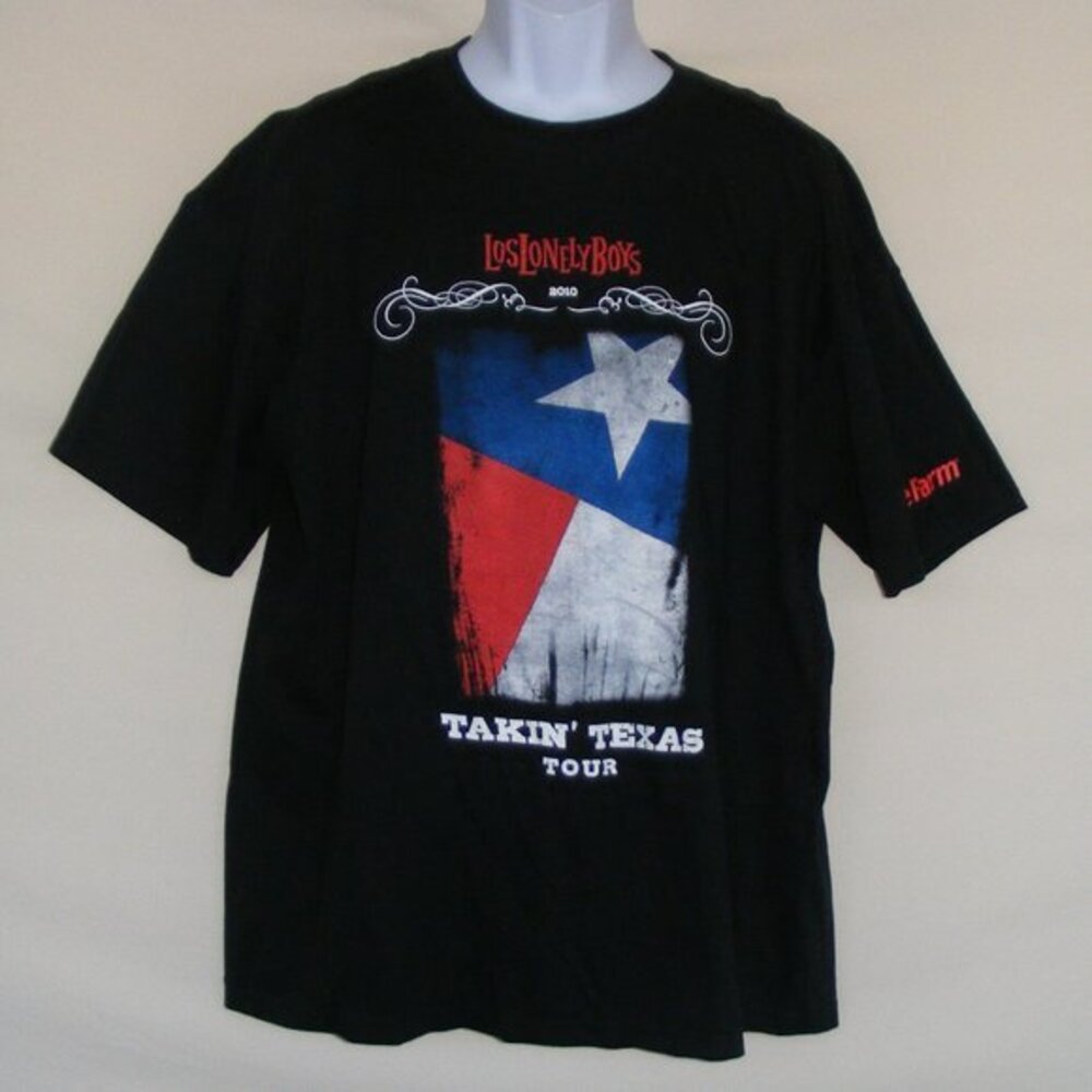 LOS LONELY BOYS Concert Tshirt, XL, Texas, 2010 SS